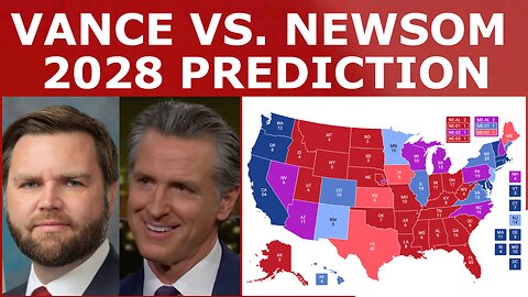 VANCE vs. NEWSOM! - 2028 Presidential Election Prediction (January 2026)