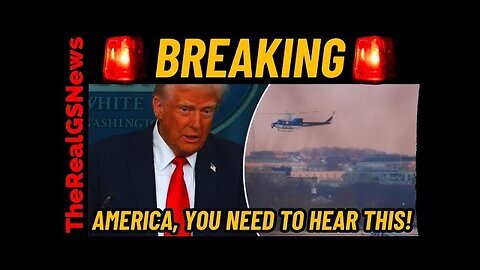 WOW!! YOU NEED TO HEAR THIS - TRUMP DROPS MAJOR BOMBSHELL!!!