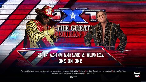 WWE 2k24 Macho Man Randy Savage vs William Regal