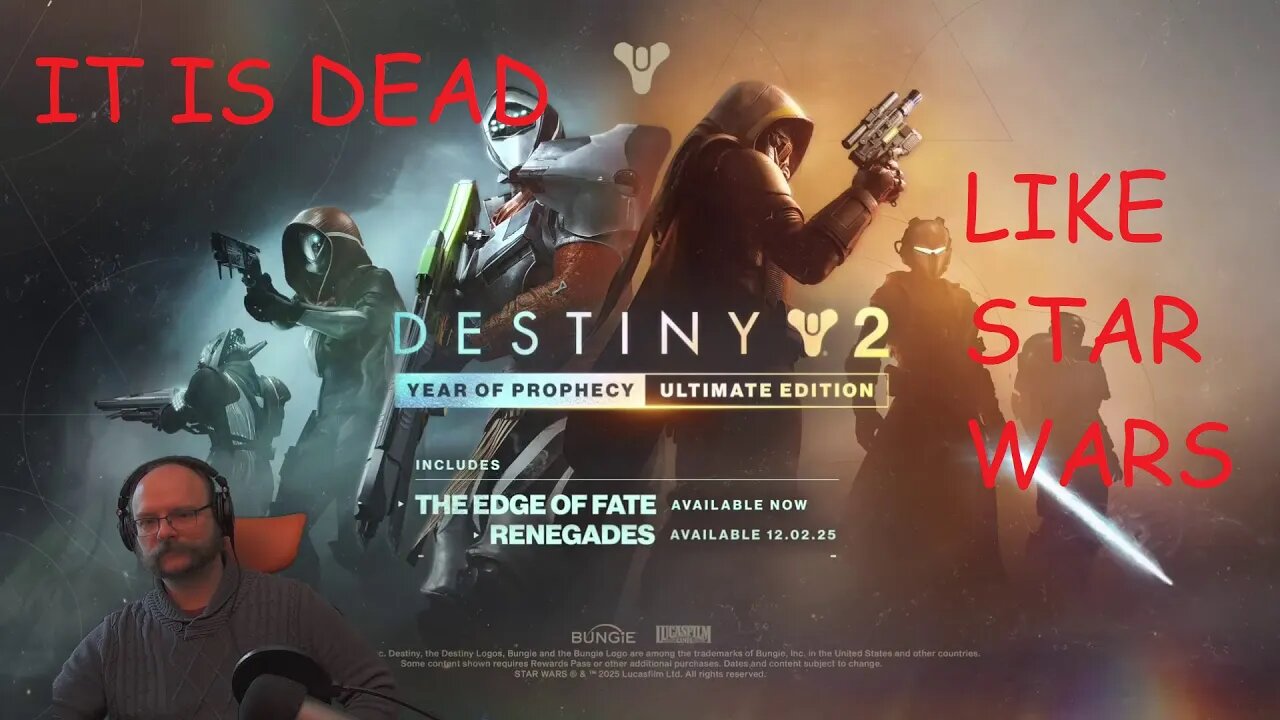 Destiny 2 Is Dead