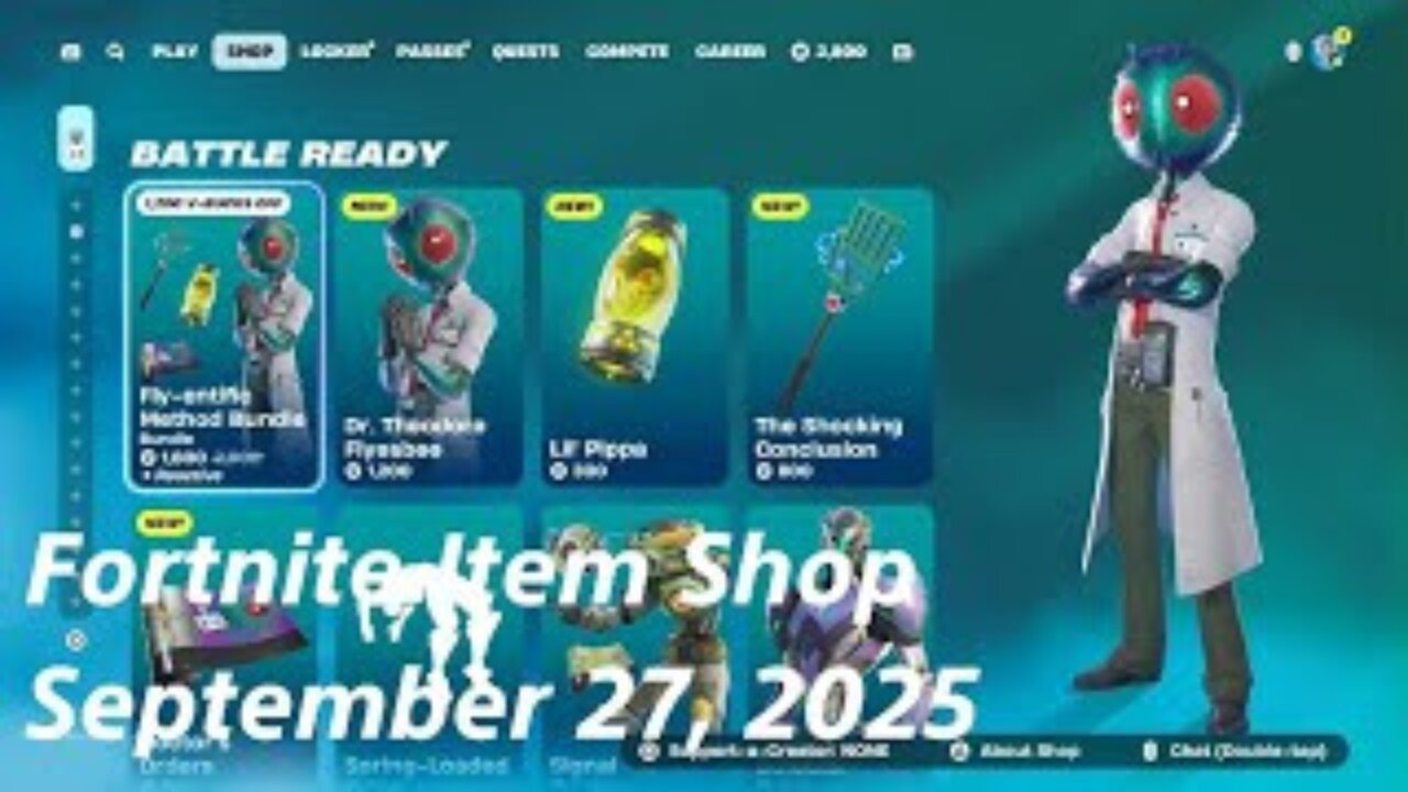 Fortnite Item Shop|September 27, 2025(*New* Fly-Entific Method Bundle)