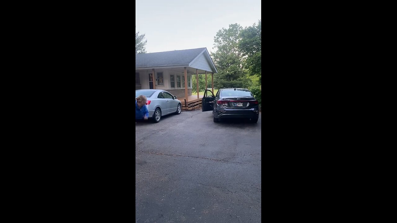 Wife running to see if I can catch her