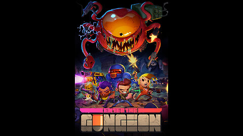 Playing Enter the Gungeon. Back to playing, still mediocre.