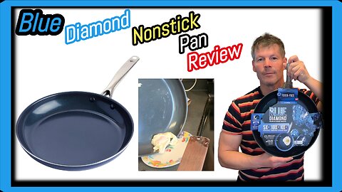 Blue Diamond Nonstick Frying Pan Review With No Butter, No Oil Test