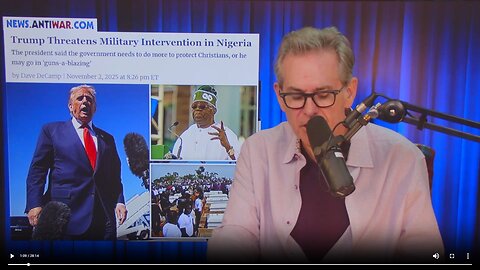 Military intervention in Nigeria over Christians threatened by Trump▮The Jimmy Dore Show