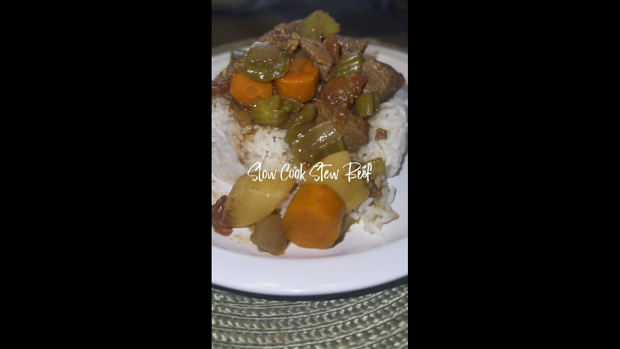 Slow cooked stew beef🤤🤤