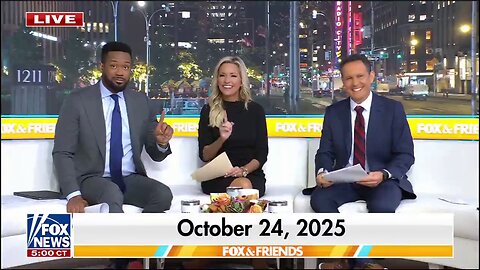 Fox & Friends 10/24/25 | FOX BREAKING NEWS Oct 24, 2025