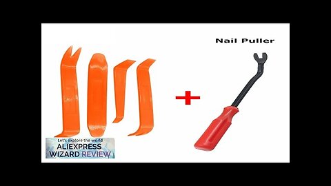 4pcs/Set Portable Car Panel Removal Tool Kit Nail Puller Radio Audio Door Review