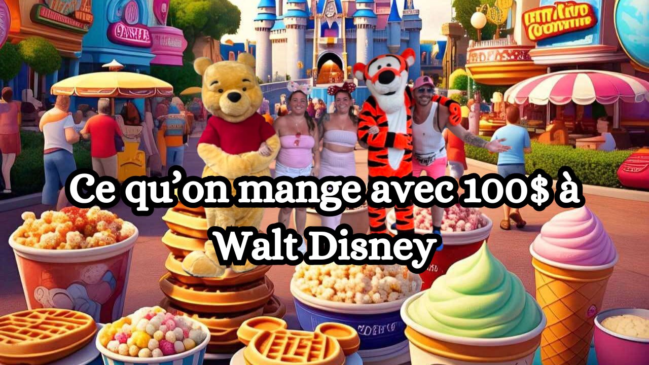 Ce qu’on mange avec 100$ à Disney World