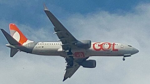 Boeing 737 MAX 8 PR-XMY coming from Rio de Janeiro to Fortaleza