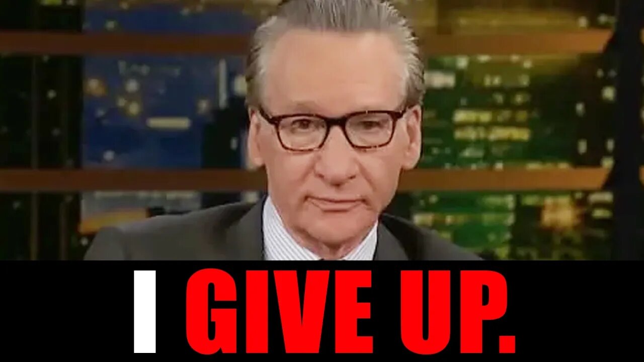 Bill Maher just SNAPPED