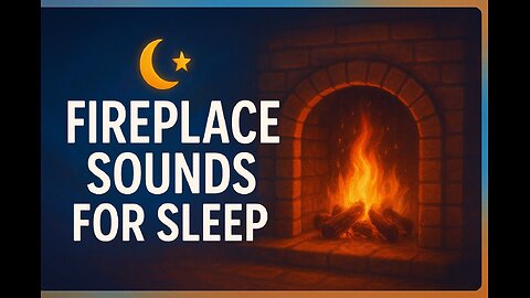 🔥 Cozy Fireplace 4K — Relaxing Fire Sounds for sleep | 1 Hour of Warm Ambience 🌙