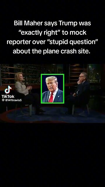 Bill Maher Agrees Trump Response Was Well Deserved