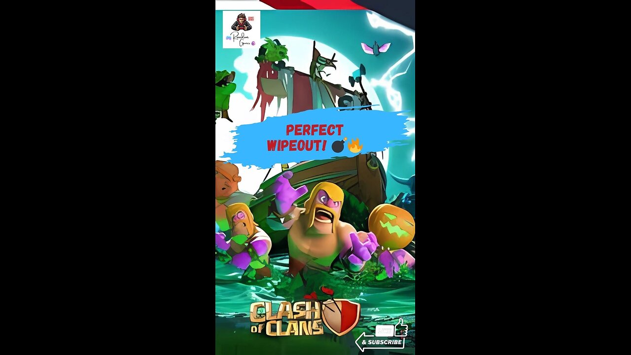 Perfect Wipeout!💣🔥Clean 3-Star Domination in Clash of Clans! #coc #clashofclans #like #share #shorts