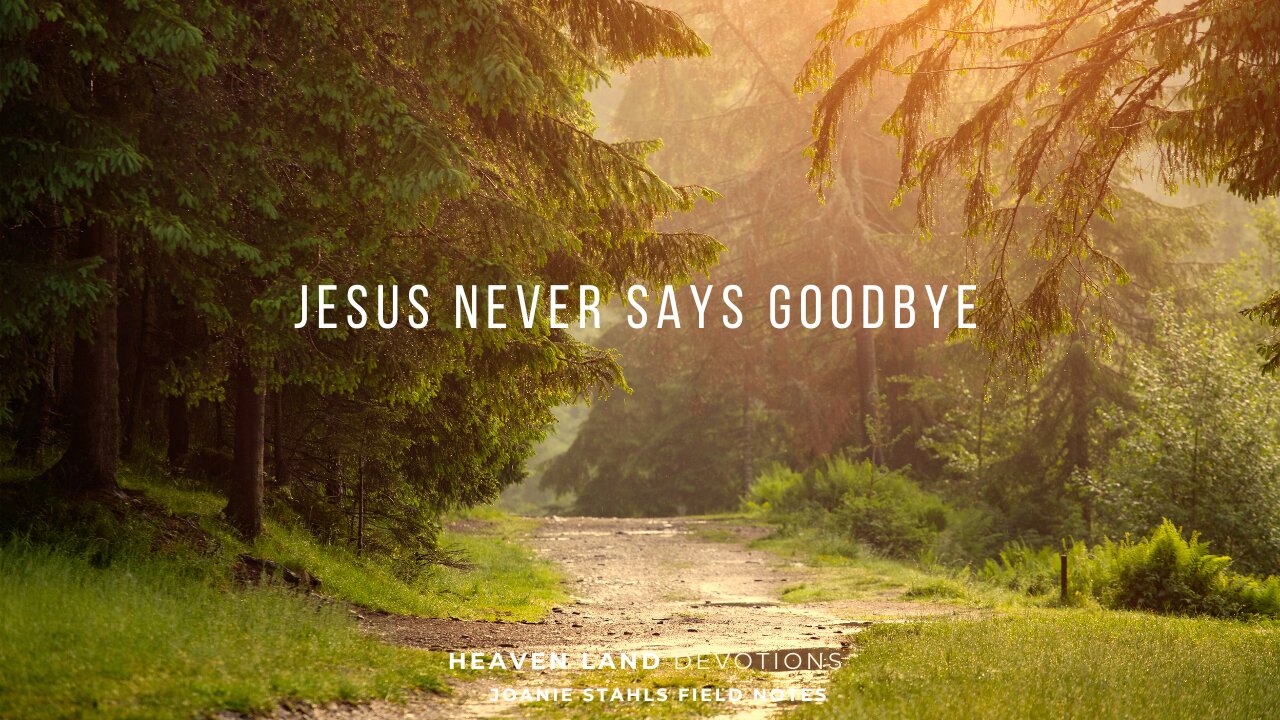 Heaven Land Devotions - Jesus Never Says Goodbye