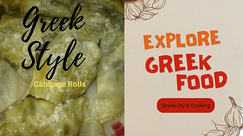 Greek Style Cabbage Rolls