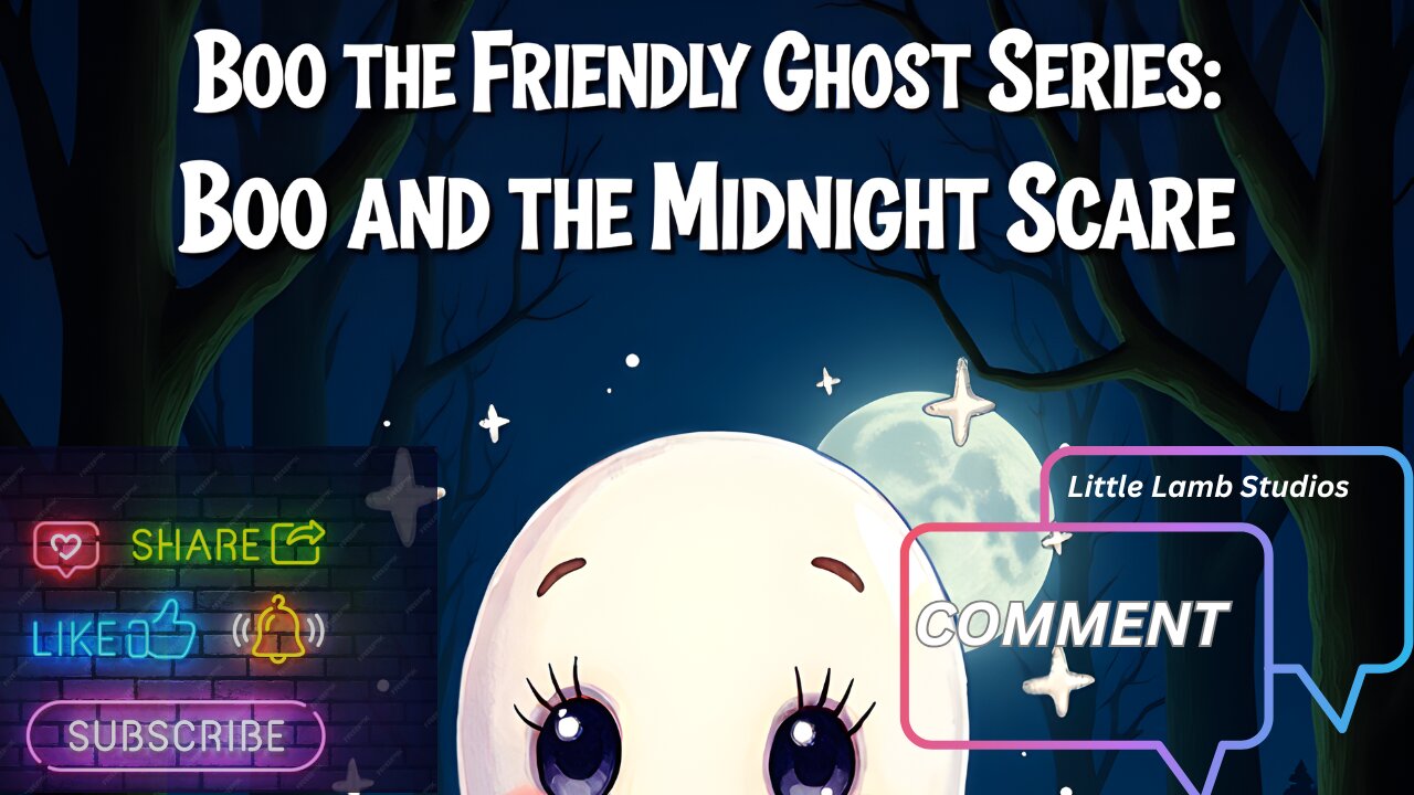 Boo the Friendly Ghost Series | Boo and the Midnight Scare | Little Lamb Studios