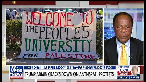 Leo Terrell: We Will Not Tolerate Anti-Semitism on College Campuses