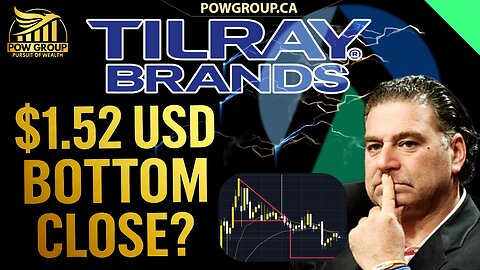 Tilray Brands: $1.52USD Today... Bottom Close? (TOP 3 FAV PRODUCTS AGAIN)