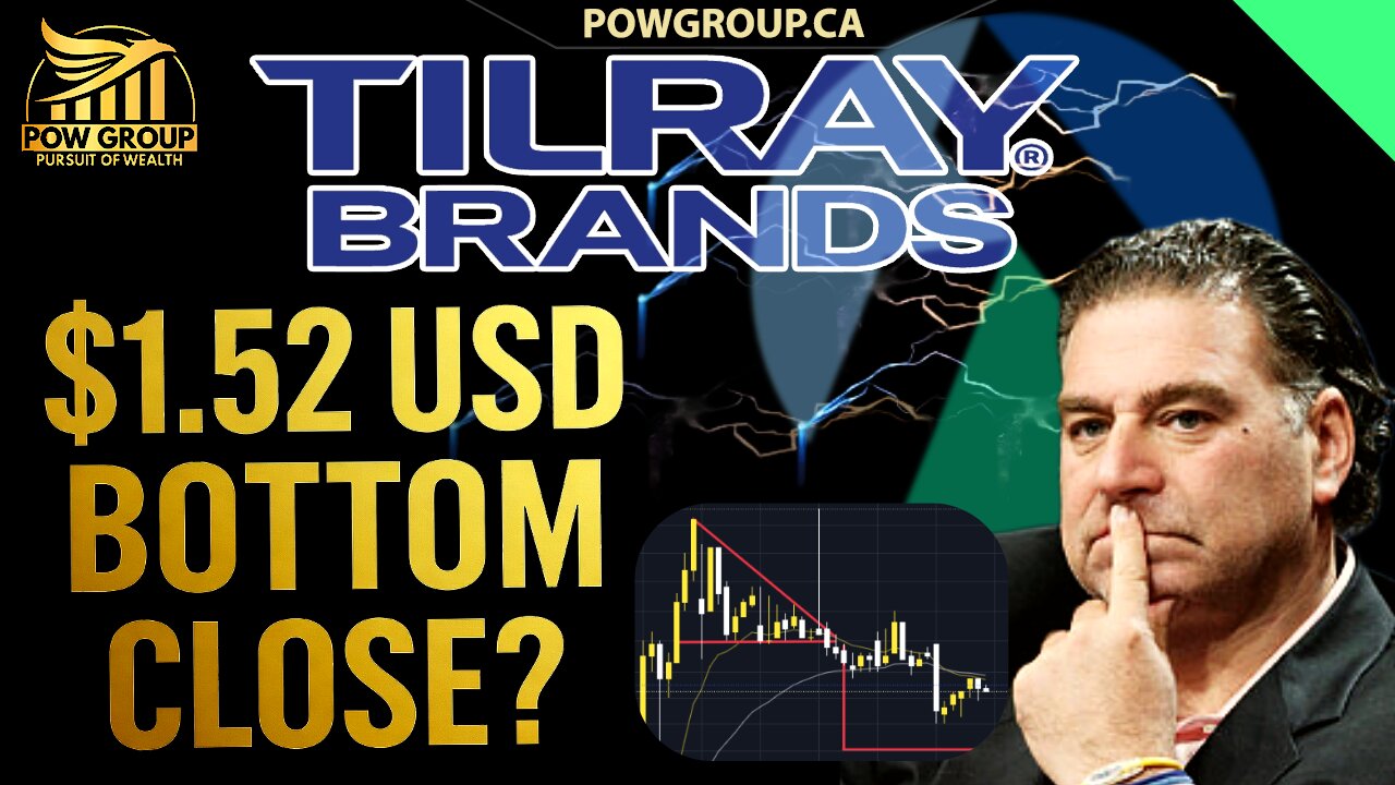 Tilray Brands: $1.52USD Today... Bottom Close? (TOP 3 FAV PRODUCTS AGAIN)