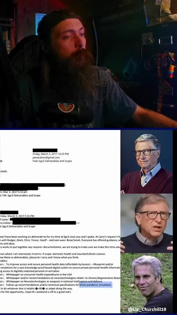 Bill Gates and Epstein worked on Viruses