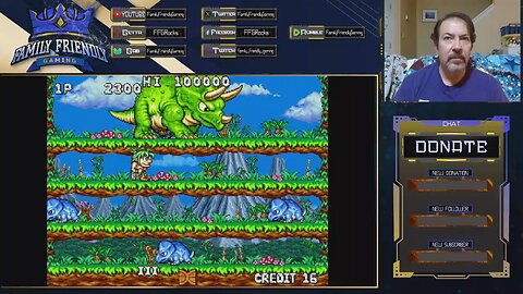 Joe & Mac Returns Arcade Gameplay