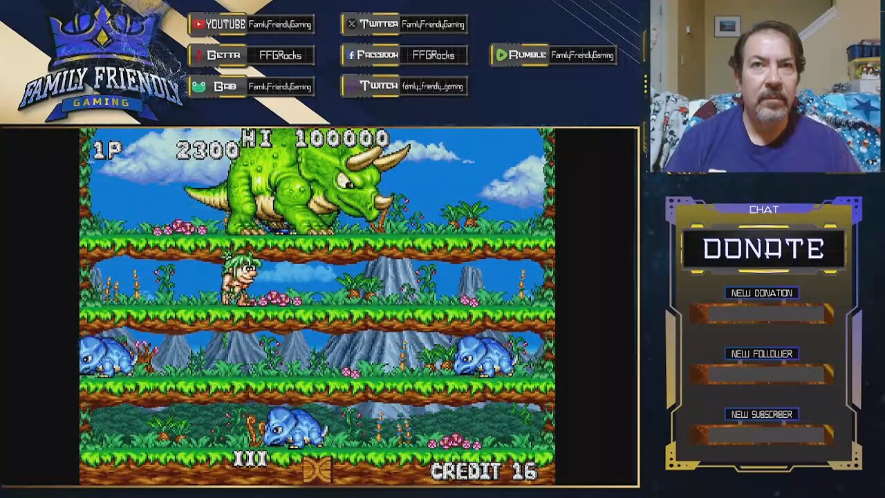 Joe & Mac Returns Arcade Gameplay