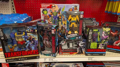 Transformers G2 Grimlock, Earthrise Sunstreaker & Thrust, Gigawatt at Target! Rodimusbill Sighting