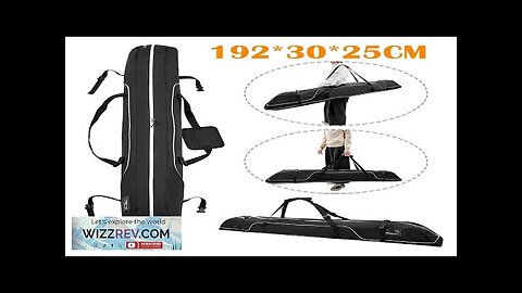 192cm Snowboard Carry Shoulder Hand Bag Waterproof Portable Ski Carrier Travel Luggage Review