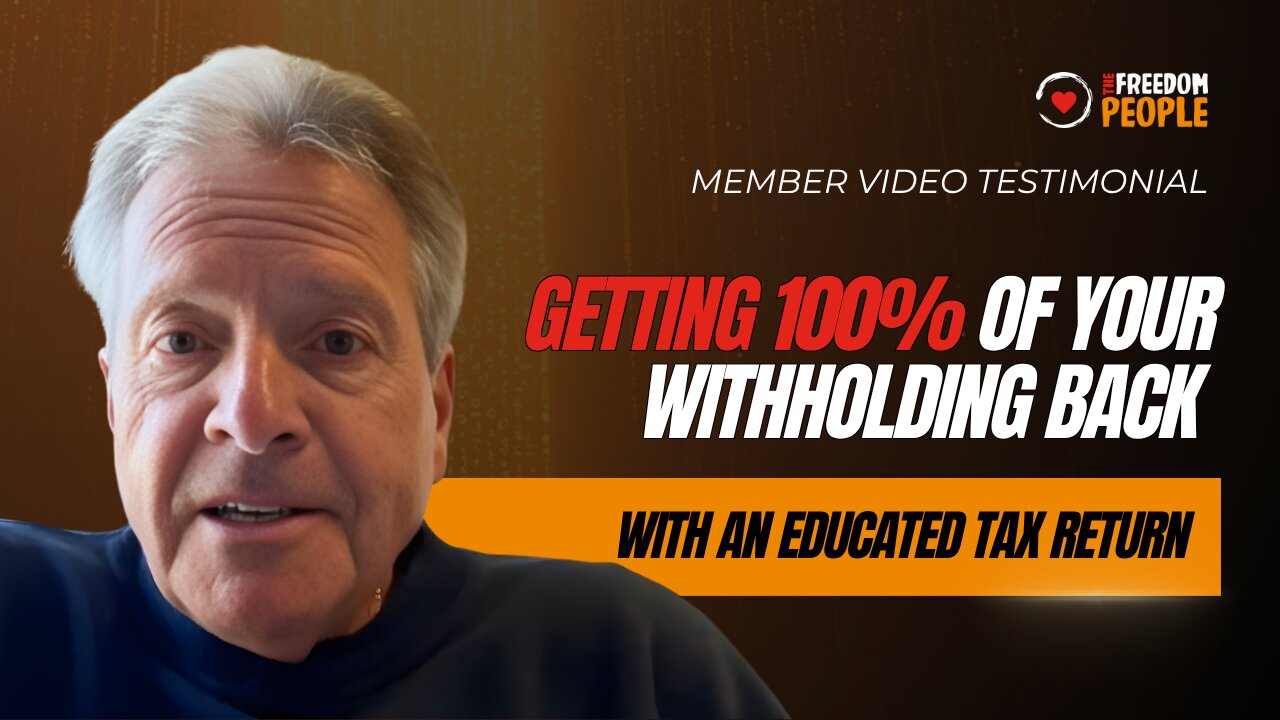 Getting 100% of Your Withholding Back with an Educated Tax Return