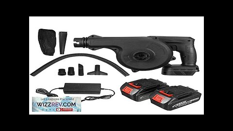 1600W Cordless Electric Air Blower Vacuum Dust Cleaner Leaf Blower Blowing Review