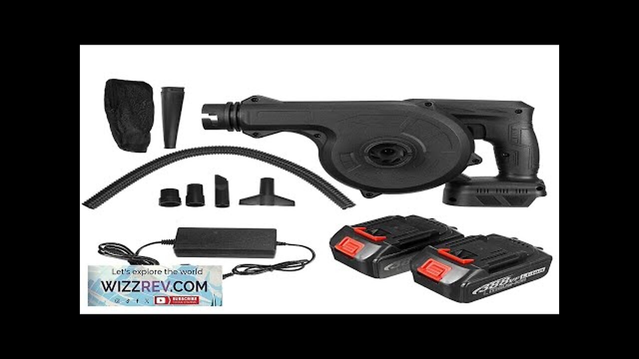 1600W Cordless Electric Air Blower Vacuum Dust Cleaner Leaf Blower Blowing Review