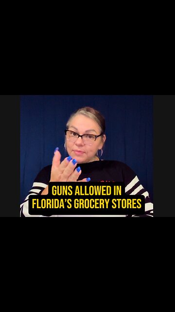 Guns Allowed In Florida’s Grocery Stores 😅 #ASL #deaf #signlanguage