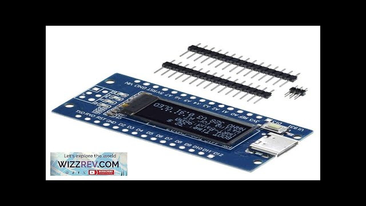 NanoV3.0 ATmega328P Development Board CH340C 0.91 Inch OLED Display 6-12V Power Supply Review