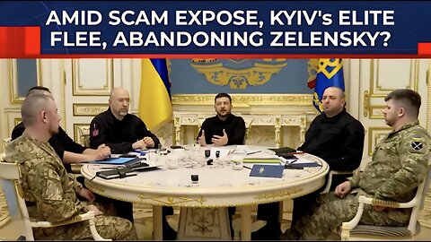 After Scam Expose, Kyiv Elite Flee Ukraine Abandoning Zelensky Amid Russia Advance, Deal Stalemate?