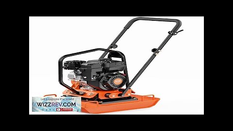 Plate Compactor 7.0 HP Engine 432 sq. in Plate 5400 RPM Ground Review