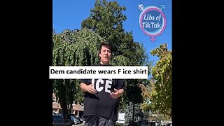 Dem candidate wears F ICE shirt