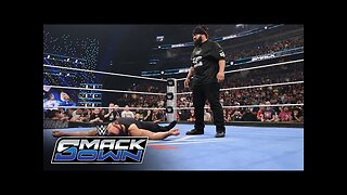 Jacob Fatu attacks Drew McIntyre with his own protective boot SmackDown highlights, Sept. 26, 2025