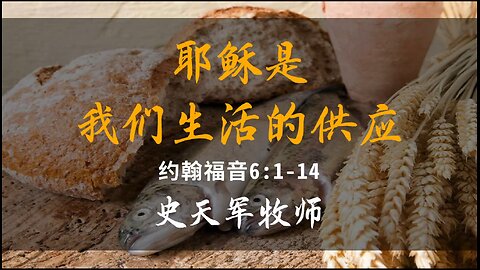 2025-11-2 《耶稣是我们生活的供应》-史天军牧师