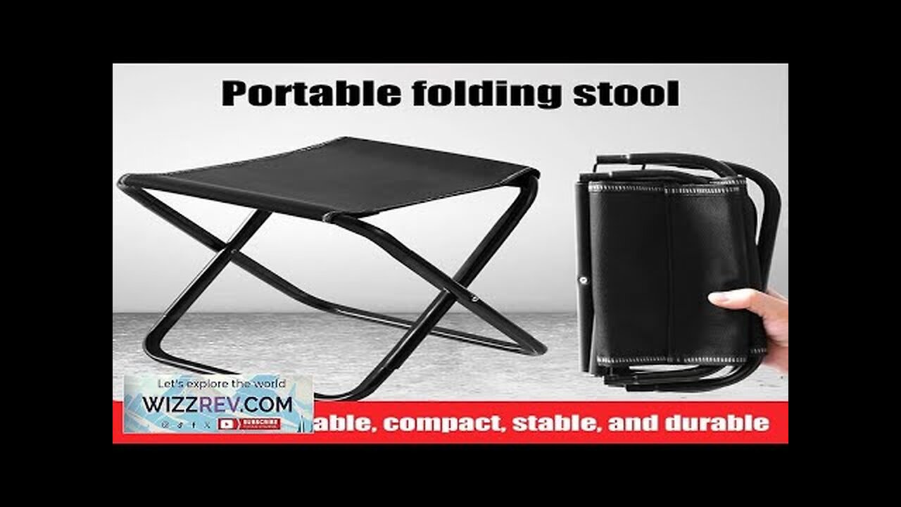 Outdoor Aluminium Alloy Portable Folding Picnic Camping Stool MIni Storage Portable Folding Review