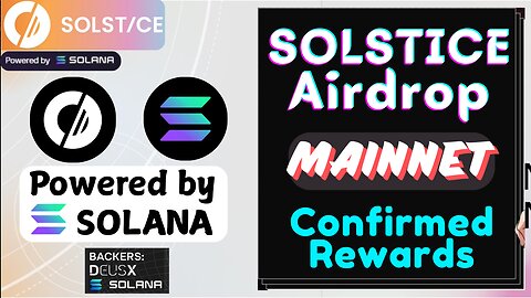 👻 Solstice Confirmed Airdrop Powered by Solana || Earn Flares Points to $SLX || by Perfect Player