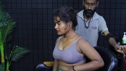 Girl Received Body Massage & Crunchy Cracks _ Spine Cracking _ Neck Cracking _ Head Massage ASMR