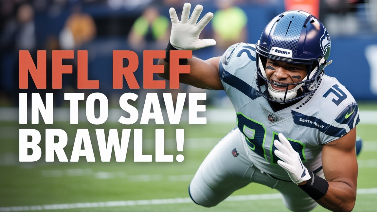 NFL Ref Dives In to Save Seahawks' Jaxon Smith-Njigba From EPIC Brawl!