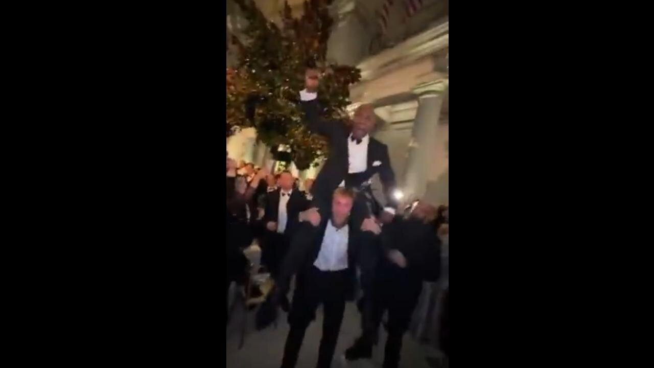 Mike Tyson, Jake Paul, & Evander Holyfield Having Fun at Trump's Inaugural Ball 1-20-25