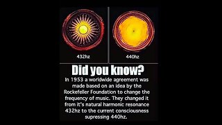 WHY has MUSIC been OUT of TUNE Since 1939? - 432hz to 440hz