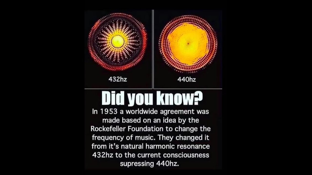 WHY has MUSIC been OUT of TUNE Since 1939? - 432hz to 440hz