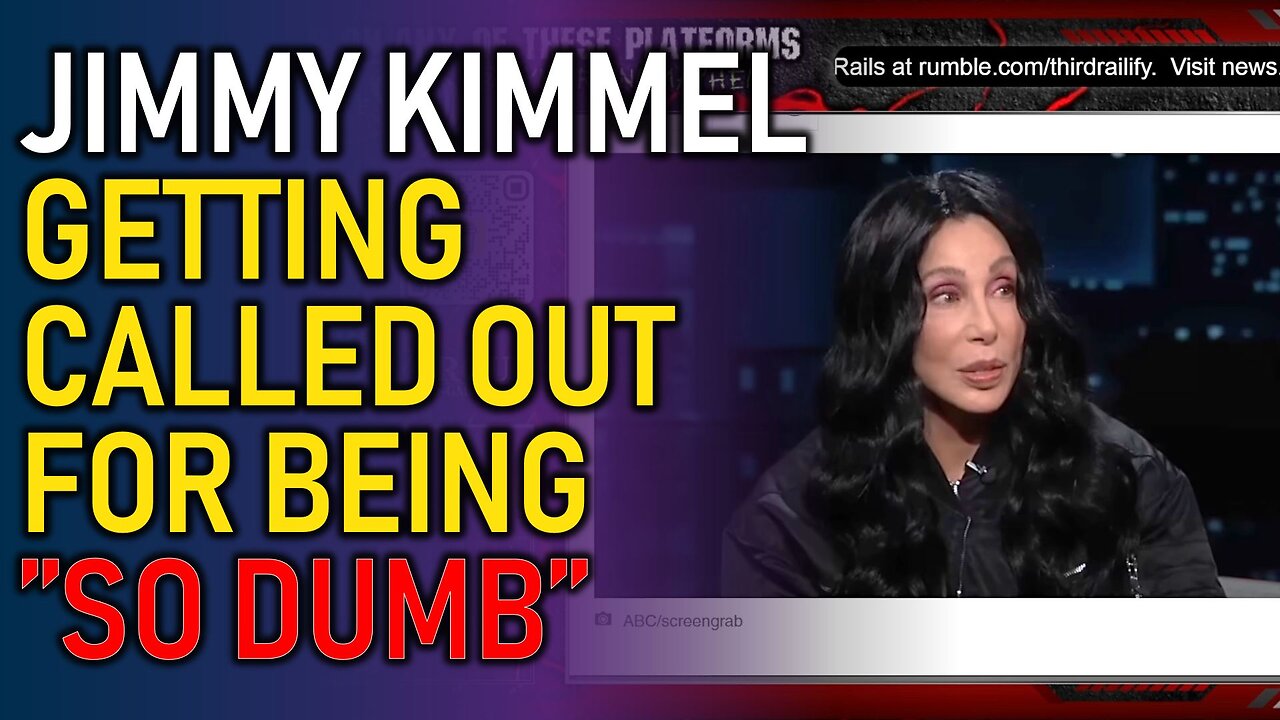 Jimmy Kimmel is DUMB, and I'm not the only one saying it this time!