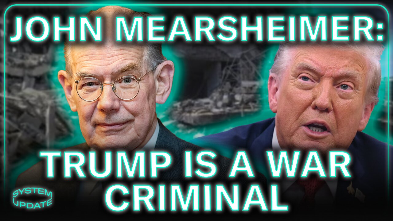 Prof. John Mearsheimer: Trump Responsible for GENOCIDE
