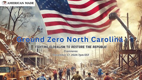 GROUND ZERO NORTH CAROLINA: Fighting Globalism to Restore the Republic