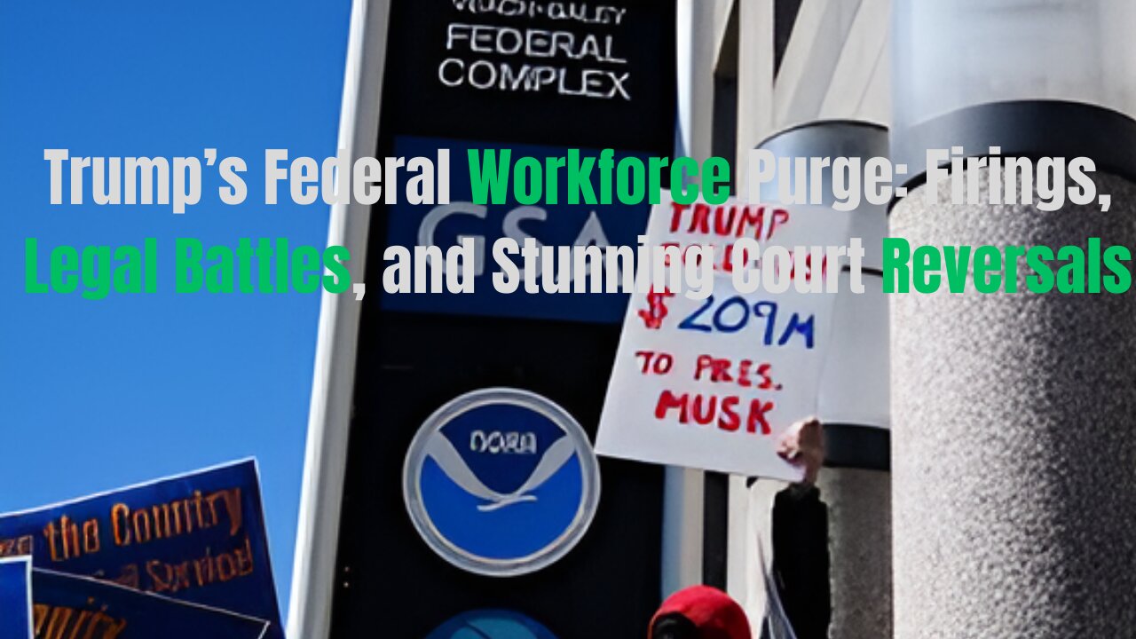 **Trump’s Federal Workforce Purge: Firings, Legal Battles, and Stunning Court Reversals**